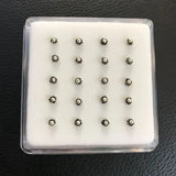 925 Sterling Silver Pure Nose Studs Thai Silver Nose Piercing Jewelry