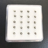 925 Sterling Silver Pure Nose Studs Thai Silver Nose Piercing Jewelry