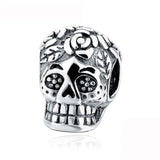 925 Silver Rabbit Sheep Skull Clover Beads for Charm Bracelet