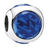 925 Silver Radiant Droplet Beads Charms Multicolor Crystals DIY Bracelets