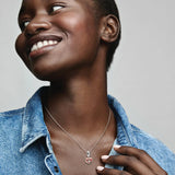 925 Silver Radiant Heart Necklace for Women Gift