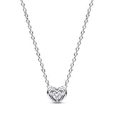 925 Silver Radiant Heart Necklace for Women Gift