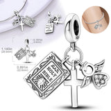 925 Silver Rainbow Circle Sun Charm Beads Necklace Bracelet