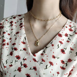 925 Silver Rectangular Mirror Pendant Necklace Geometric Women Necklaces