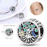 925 Silver Red Mailbox Beads Charm For Bracelet DIY Woman Gift