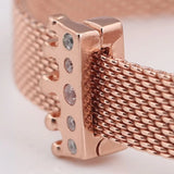 925 Silver Crown Clip Charm Rose & Clear CZ For Reflexions Bracelet