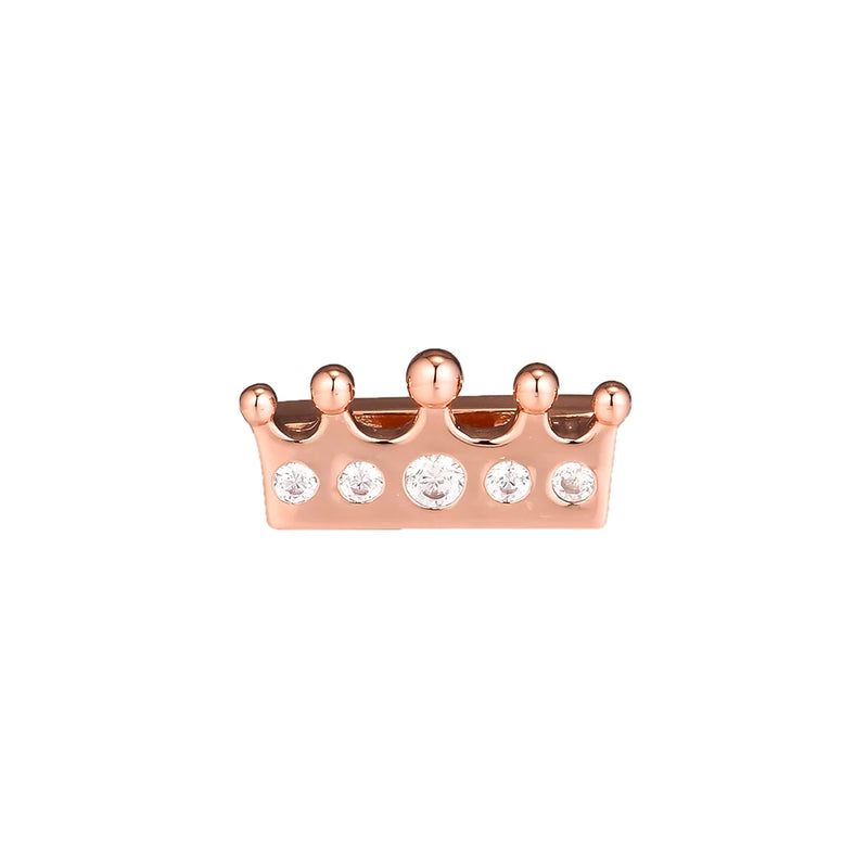 925 Silver Reflexions Crown Clip Rose Series for Bracelet
