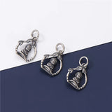 925 Silver Buddha Bamboo Dangler Charm Necklace Bracelets