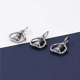 925 Silver Buddha Bamboo Dangler Charm Necklace Bracelets