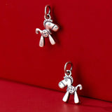 925 Silver Baby Horse Charm Pendant Lucky Blessing DIY Jewelry