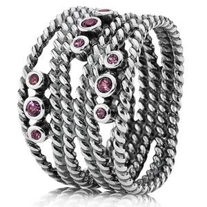 925 Silver Entangled Beauty Heart Locket Ring DIY Jewelry