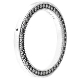 925 Silver Ring Lucky In Love Clover Signature Lock Ear Of Wheat Lively