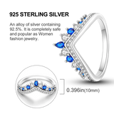 925 Sterling Silver Rings Crown Heart Sunflower Snake Ring For Women