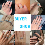 925 Sterling Silver Rings Crown Heart Sunflower Snake Ring For Women