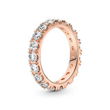 925 Silver Rings Daisy Bone Wish CZ Finger Rings Women Wedding Statement