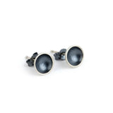 925 Silver Rivets Stud Earrings Gothic Wedding Jewelry