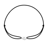 925 Silver Handcuff Necklace With Zircon Pendant