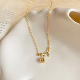 925 Silver Rose Blossom Necklace Zircon Collar Chain Gift for Girlfriend