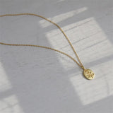 925 Silver Rose Necklace French Clavicle Chain Female Jewelry