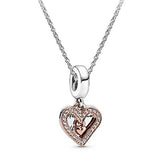 925 Silver Sparkling Starfish Pan Necklace