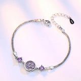 925 Silver Crystal Bracelet for Women by PABEYN Jewelry