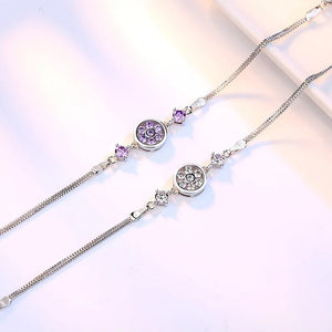 925 Silver Crystal Bracelet for Women by PABEYN Jewelry