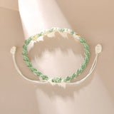 925 Silver Daisy Bracelet Rope Woven Party Gift
