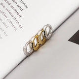 925 Silver Geometric Hoop Earrings CZ Fine Jewelry