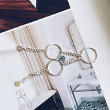 925 Silver Hollow Circle Bracelet Geometric Jewelry