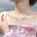 925 Sterling Silver Moonstone Cat Pendant Necklace Gift