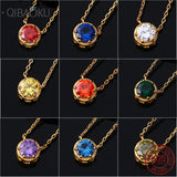 925 Silver Small Zircon Droplets Necklace