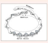 925 Silver Moissanite Tennis Bracelet for Women Men
