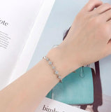 925 Silver Moissanite Tennis Bracelet for Women Men