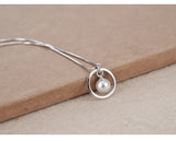 925 Silver Round shell pearl Necklaces & Pendants For Women