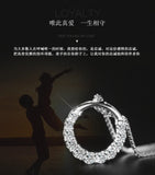 925 Silver Round zircon Necklace