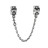 925 Silver Safety Chain Charms Prevent Beads Falling