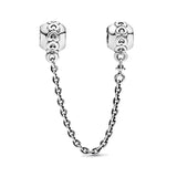 925 Silver Safety Chain Charms Prevent Beads Falling
