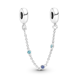925 Silver Safety Chain Charms Prevent Beads Falling