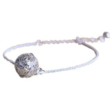 925 Silver Bell Chain Bracelet Women