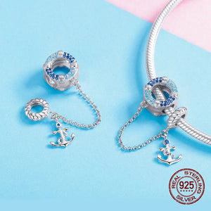 925 Sterling Silver Sea Anchor Pendant for Bracelet Necklace Jewelry Making