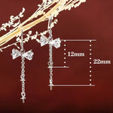925 Silver Semi Mount Earrings 5-10mm Pearl or Bead Crystal