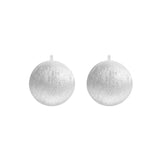 925 Silver Semicircle Stud Earrings Small Pea Ear Studs Female Jewelry