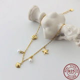 925 Silver Ocean Element Charm Bracelet for Women