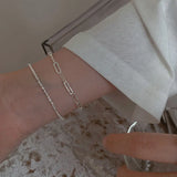925 Silver Chain Bracelet Light Bracelet For Women