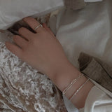 925 Silver Chain Bracelet Light Bracelet For Women