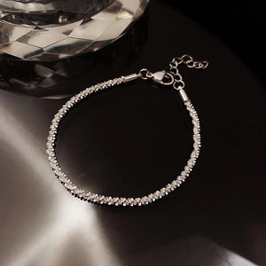 925 Silver Chain Bracelet Light Bracelet For Women