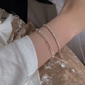 925 Silver Chain Bracelet Light Bracelet For Women