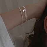 925 Silver Chain Bracelet Light Bracelet For Women