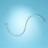 925 Sterling Silver Chains Bracelet For Women Girls Dual Use Jewelry