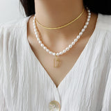 925 Silver Twist Chain Necklace Gypsophila Flower Choker